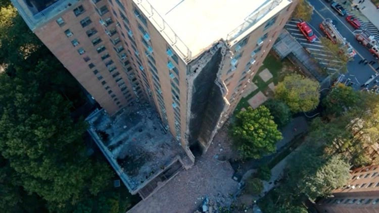 son dakika abdde korku dolu anlar 20 katli binada patlama c55gguC5